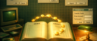 crypto taxable events retro ledger visualization