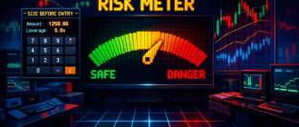 position sizing crypto risk meter visualization