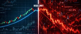 stop loss crypto beginners visualization with risk boundary in market environment