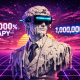 Vaporwave illustration representing the illusion of high crypto APY and fake yields.