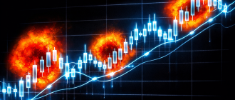 X-ray style illustration showing the hidden crypto market structure behind price movements.