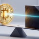 A perfectly balanced scale holding a spot asset and a futures contract, representing crypto basis trading and market neutrality.