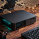 A sleek mini-PC on a wooden desk representing how to run a crypto node from home for network security.
