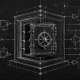 A hand-drawn technical blueprint showing the programmatic architecture of smart accounts.