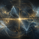 Abstract digital expressionist art visualizing a zero-knowledge proof concept.