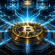 Technical blueprint illustrating Bitcoin Layer 2 scaling architectures and smart contract pipelines.